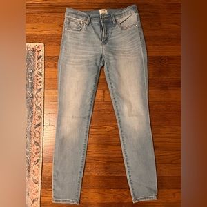 J. Crew 8” Toothpick jeans